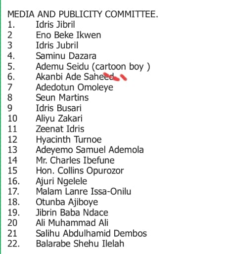 APC churns out 22-man media/publicity list ahead of 2027 general elections