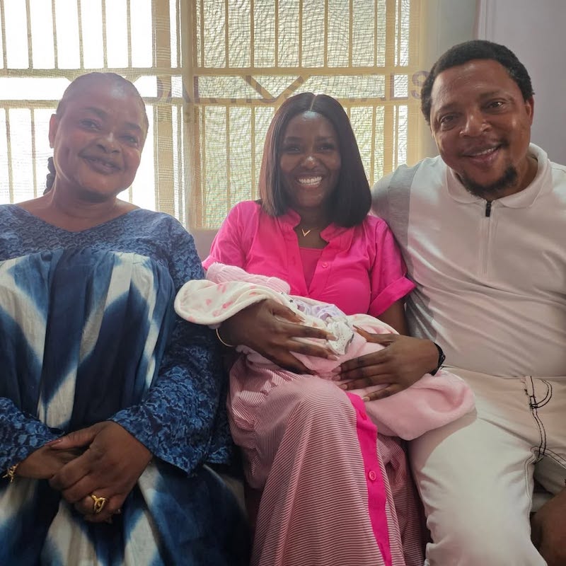 After 19 years of waiting, Nollywood's Toyosi Adesanya welcomes baby girl through surrogacy