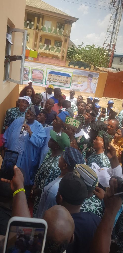 Lagos lawmaker Kehinde Joseph donates classrooms to constituents, announces third-term bid