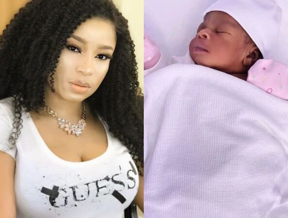 Reactions as actress, Olaitan Sugar welcomes first child