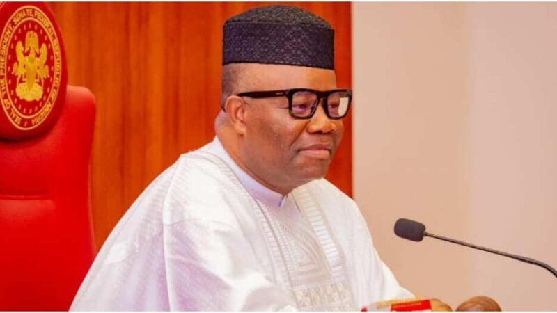 Senate President Akpabio reportedly slumps after his 61st birthday colloquium in Abuja