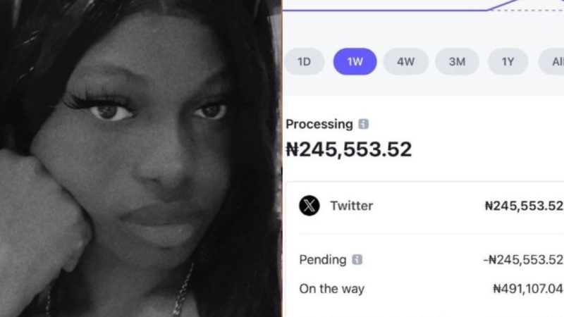 Lady Celebrates As X Pays Her N245k On Ads Revenue Sharing