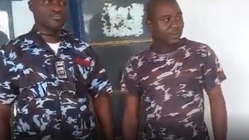 2 fake policemen arrested with AK-47 rifles in Ikeja