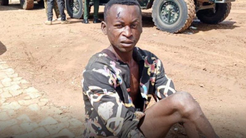 A Kaduna man identified as Lot Dauda has been arrested by troops of Operation Safe Haven in Southern Kaduna for the murder of one Mrs Dorathy Jonathan.