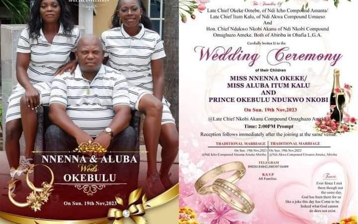 Abia man set to marry 2 women same day