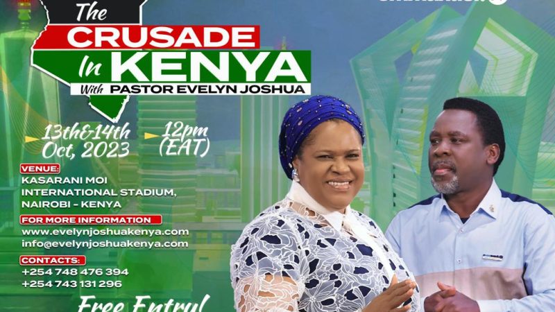 KENYA, 'PRIDE OF AFRICA', HUNGRY AND THIRSTY FOR EVELYN JOSHUA'S SCOAN CRUSADE