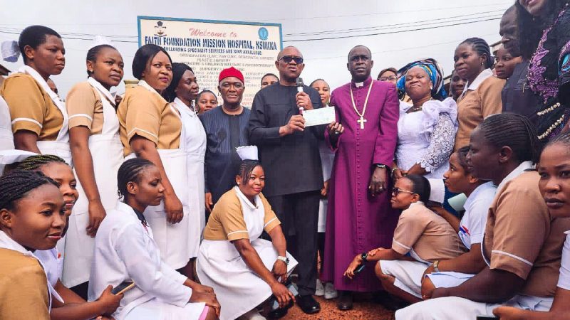 Obi donates N20m to Enugu hospital