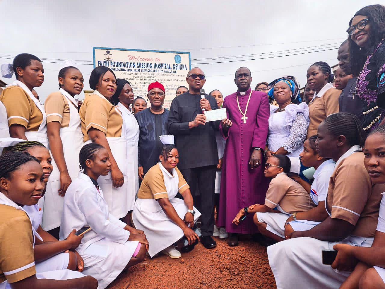 Obi donates N20m to Enugu hospital