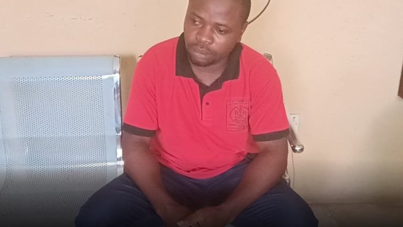 Man arrested for defiling and impregnating a 14-yr-old girl inside church