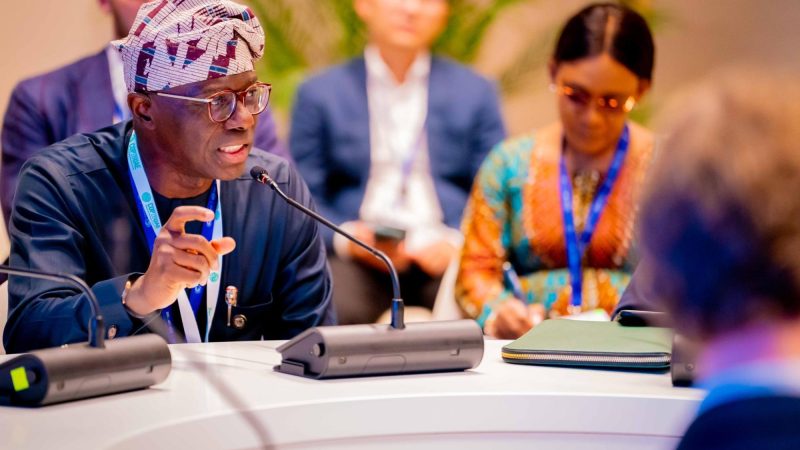 Sanwo-Olu Seeks Funding To Tackle Water Shortage At COP28