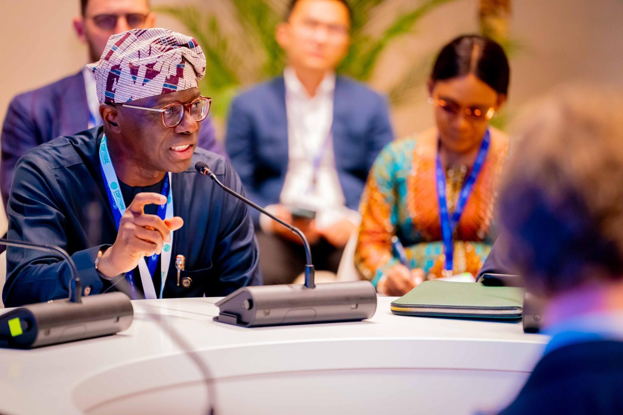 Sanwo-Olu seeks funding to tackle water shortage at COP28