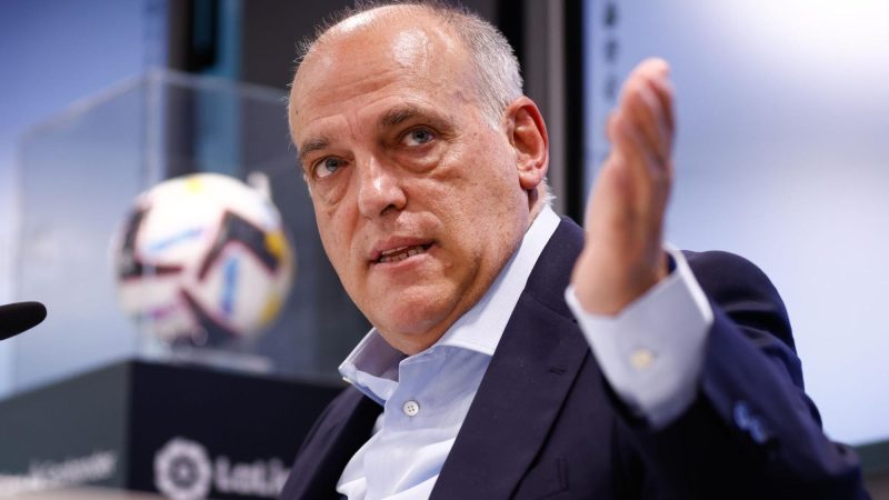 Tebas re-elected president of La Liga