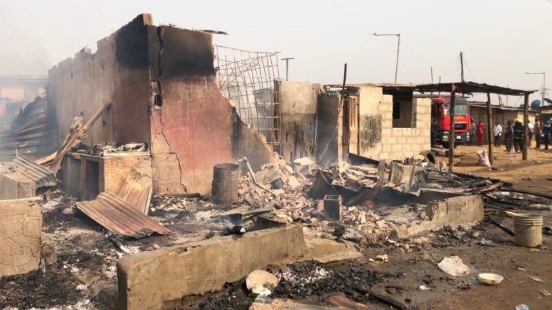 Gas Explosion Rocks Lagos Community