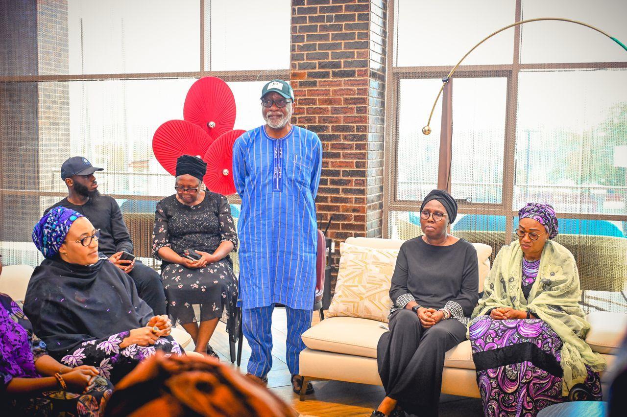 Tinubu, Shettima’s wives visit Akeredolu’s family