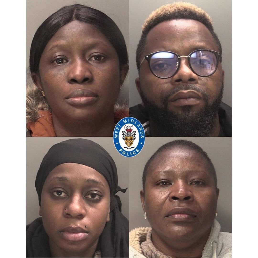 4 Nigerian health workers sentenced in the U.K. for abusing an 89-yr-old patient 