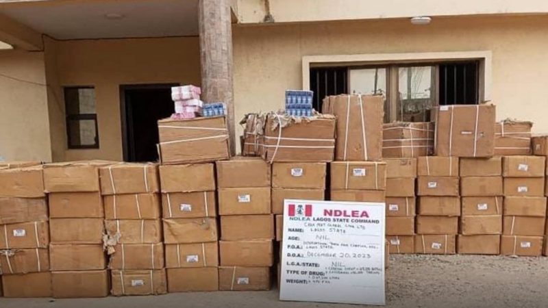 NDLEA intercepts 7.5m tramadol pills in Christmas consignments