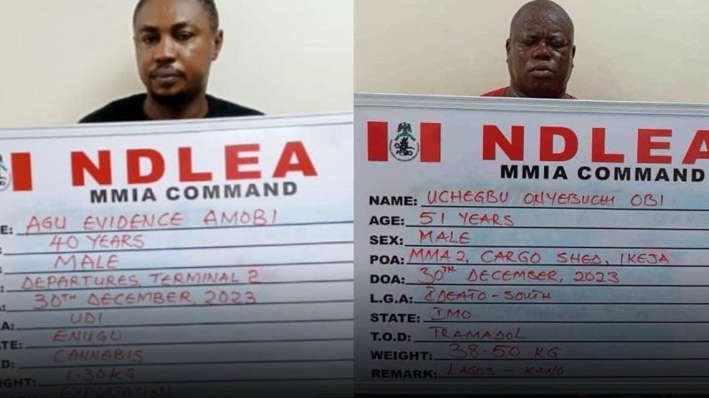 NDLEA arrests Qatar-based businessman, one other with illicit drugs