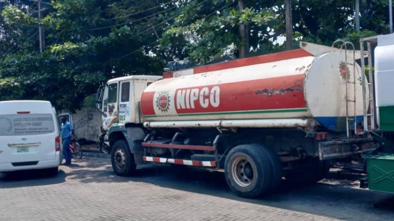 Lagos seizes tankers selling petroleum products in residential area