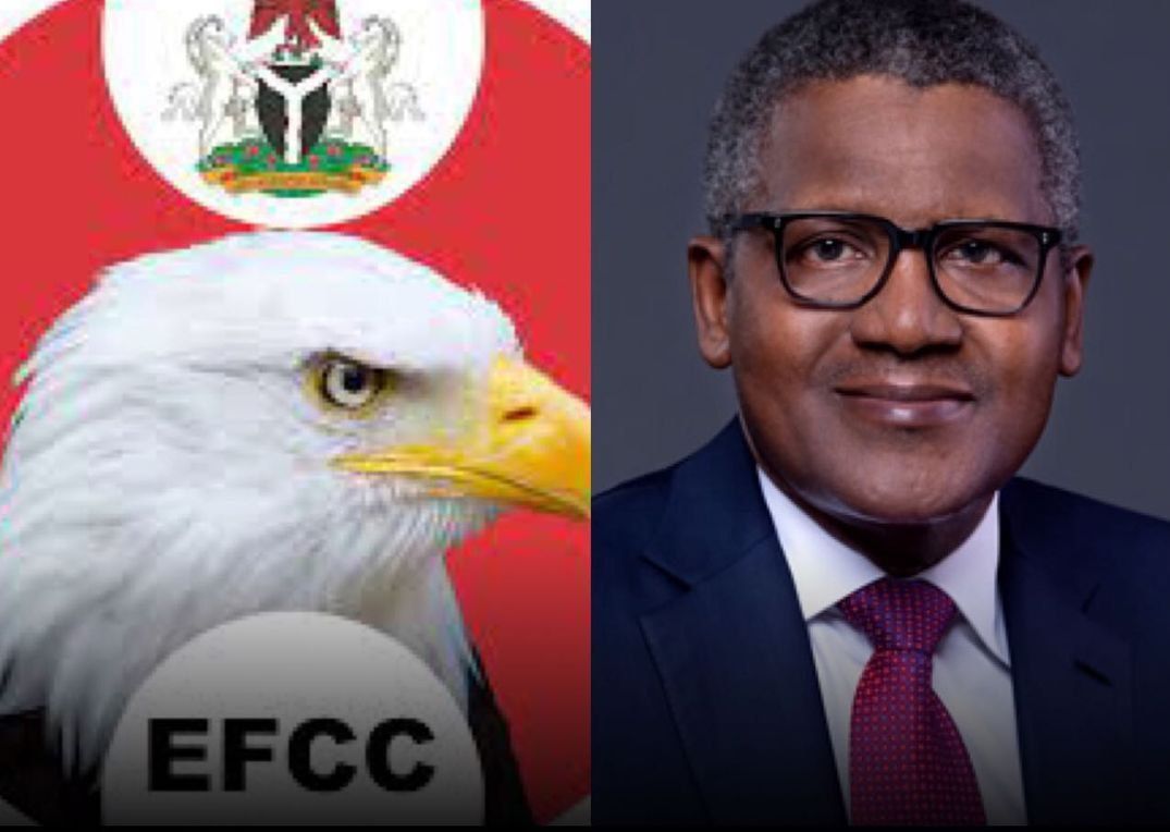 EFCC reportedly storms Dangote HQ to conduct search over FX transactions