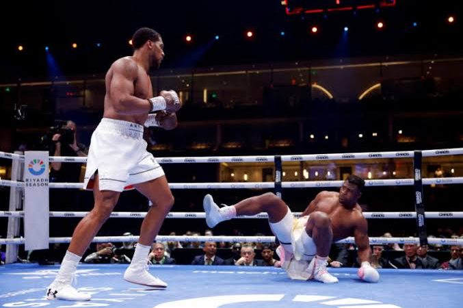 British-Nigerian boxer, Anthony Joshua, knocks out former UFC champion, Francis Ngannou