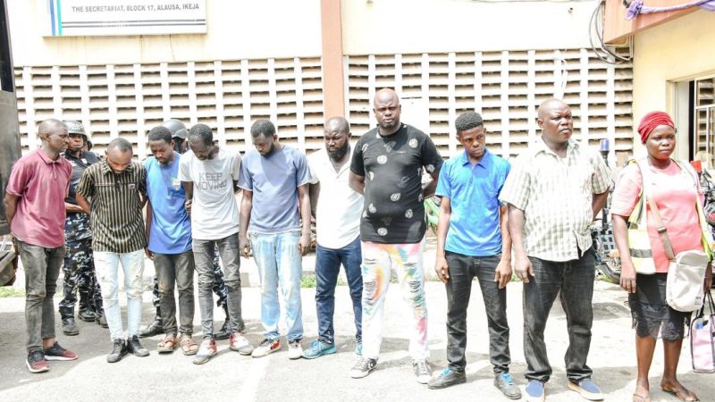 Lagos arrests 10 fake enforcement officials