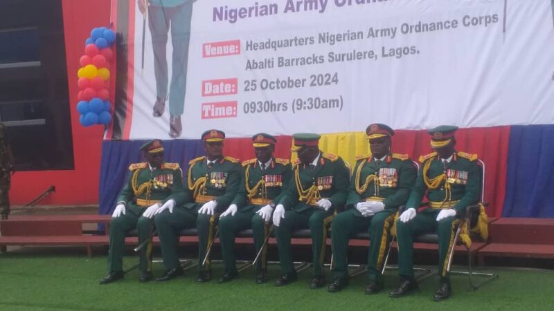 Nigerian Army formally pulled out five retired Generals from service