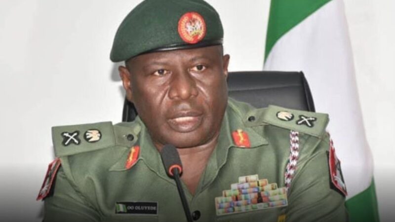 Tinubu appoints Oluyede as acting Chief of Army Staff