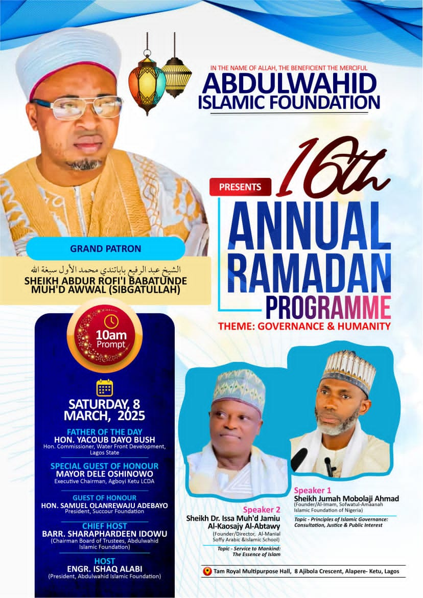 Foundation empowers five Muslims groups with N1m cash grant