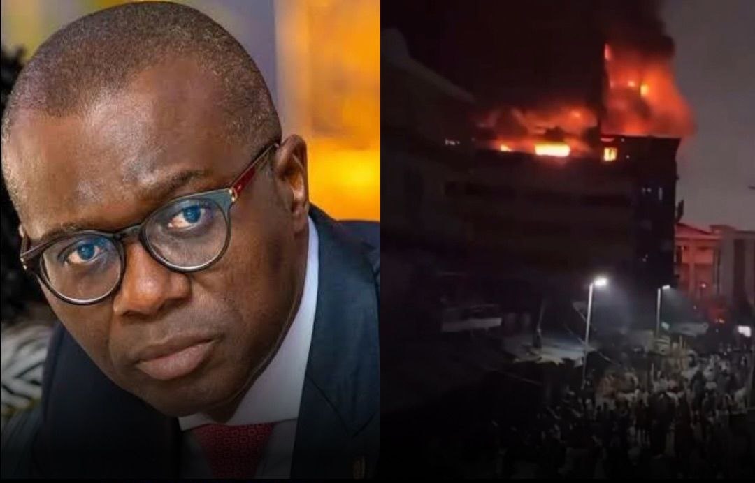 GNI Building Fire Outbreak: 8 dead, 13 rescued as Gov. Sanyo-Olu declares area of incident unsafe
