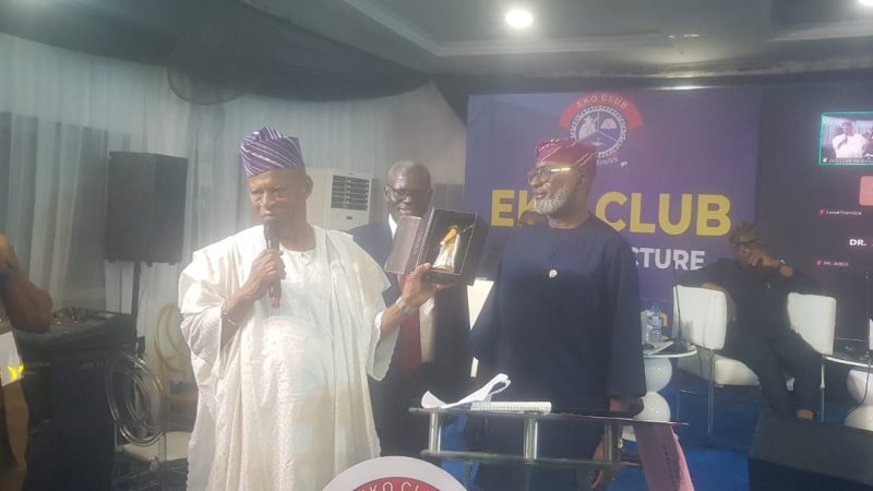 Professor Sanni Tasks Local, State Gov’t over replication of tax reform act at Eko Club Business Luncheon