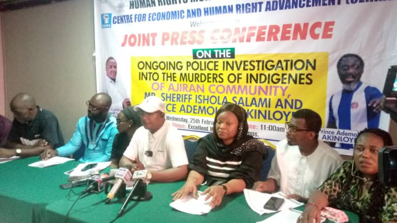 Eti Osa LGA Murder Cases: Civil Society Groups Lauds Lagos Police on thorough investigation