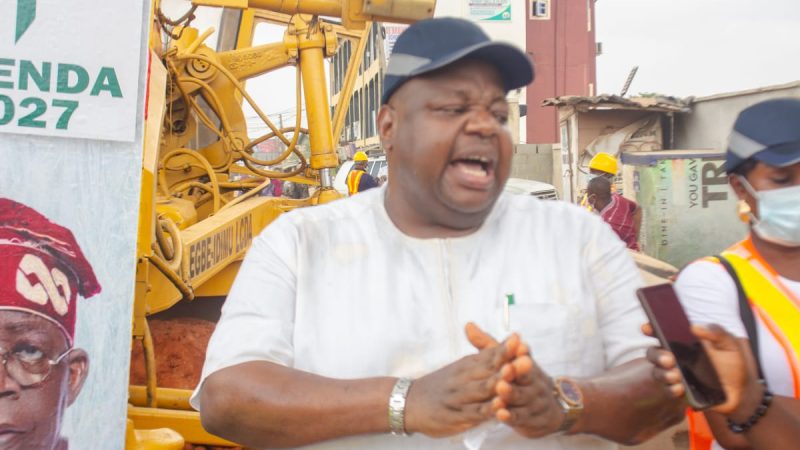 Balogun affirms poise for Egbe/Idimu LCDA's transformation, grades 100 roads