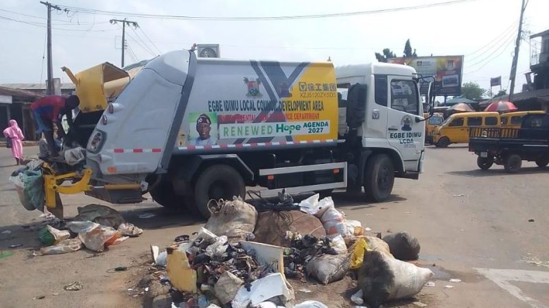 Egbe Idimu: Balogun Acquires New Compactor Bolsters Clean-Up Initiative