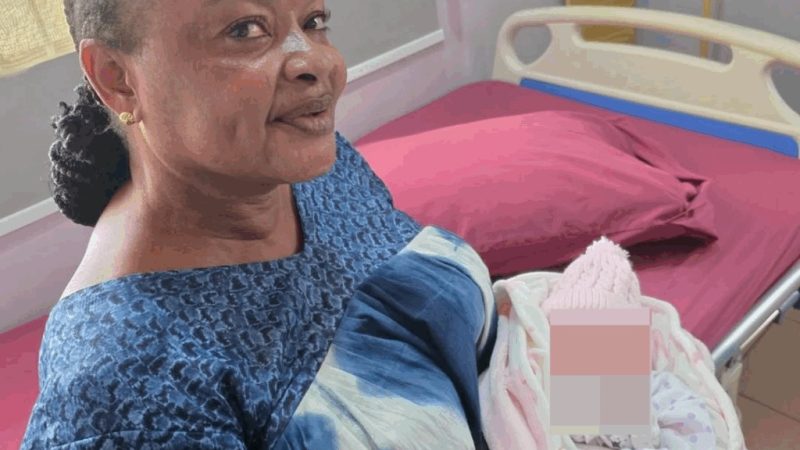 After 19 years of waiting, Nollywood's Toyosi Adesanya welcomes baby girl through surrogacy