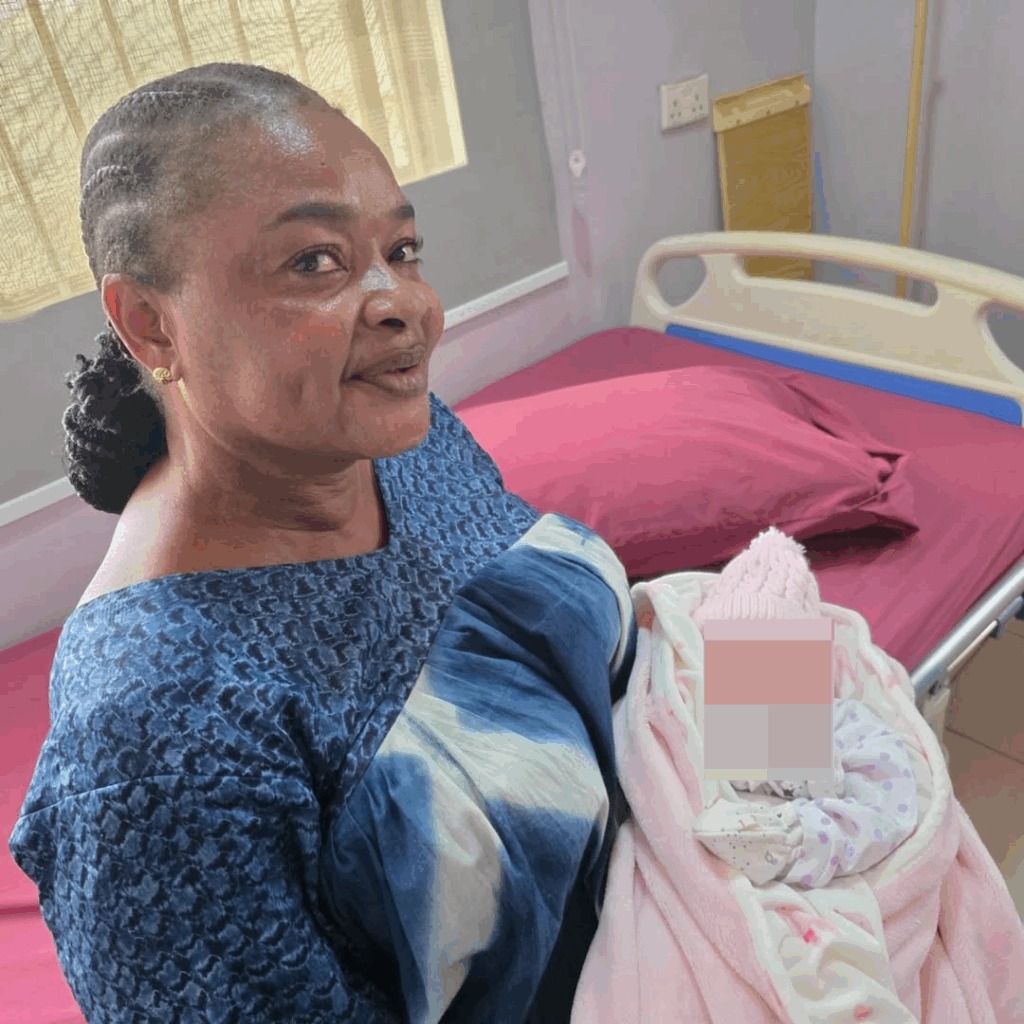 After 19 years of waiting, Nollywood’s Toyosi Adesanya welcomes baby girl through surrogacy