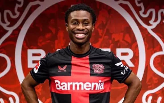 Nigerian winger Nathan Tella celebrated his 100th appearance for Bayer Leverkusen with a key contribution in a 2-1 victory over 1. FC Köln in the Rhine Derby on Saturday. Tella provided the assist for the decisive goal, setting up Patrik Schick early in the second half to help Leverkusen secure all three points and strengthen their push for a UEFA Champions League place. The milestone appearance was marked before kickoff, with the 26-year-old recognised for reaching a century of competitive matches for the club. He made an immediate impact after the break, delivering a precise cross that Schick converted to extend Leverkusen’s lead. Speaking after the match, Tella described the achievement as a proud moment, adding that contributing to a derby victory made it even more special. His journey to the milestone has not been without challenges. The winger endured a difficult spell earlier in the 2025–26 season, missing significant time through knee and foot injuries. However, since returning to full fitness in recent weeks, he has gradually re-established himself in the squad under manager Xabi Alonso. In a further boost for the player, Leverkusen recently extended Tella’s contract until 2031, underlining the club’s confidence in his long-term role. Sporting director Simon Rolfes praised his work ethic and importance to the team. The victory over Köln leaves Leverkusen firmly in contention for a top-four finish in the Bundesliga, with only a few matches remaining in the season. As the campaign enters its final stages, Tella’s return to form could prove crucial for the club’s European ambitions, while also boosting his chances of further involvement with Nigeria’s national team.