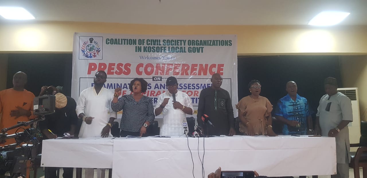 2027 Elections: Coalition urge political parties to fields credible candidates for Kosofe Reps