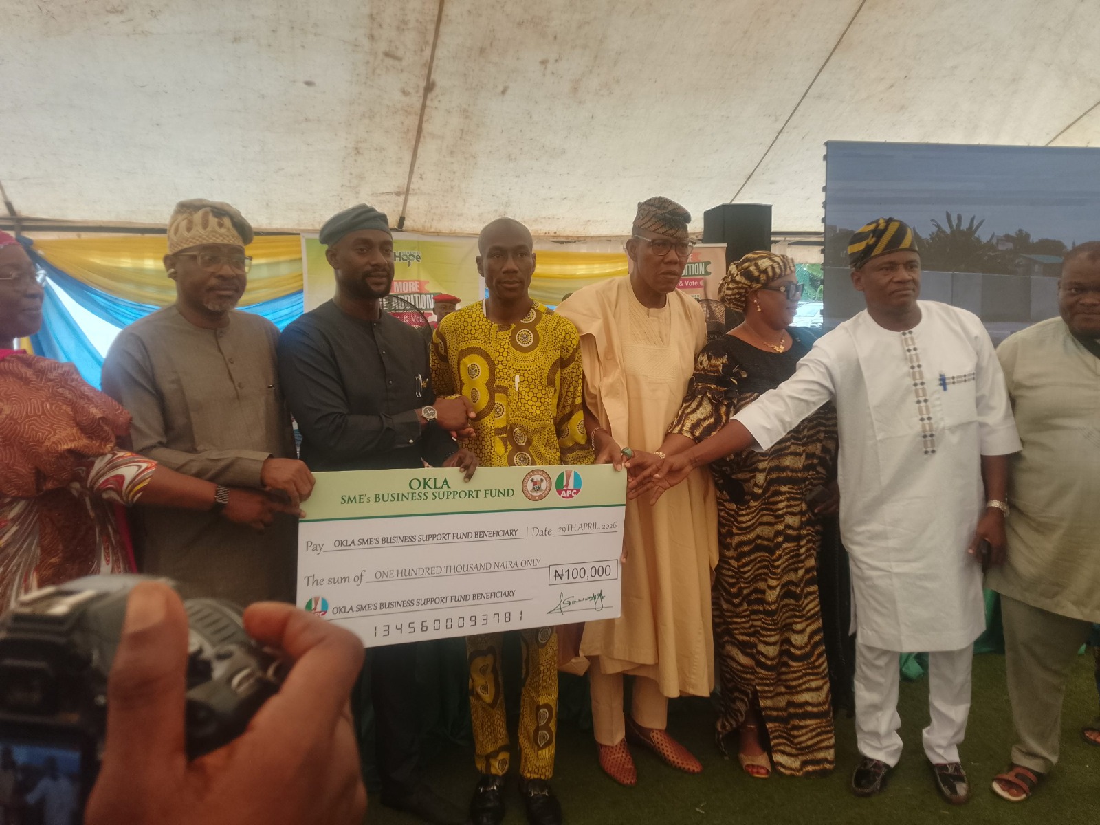 Okanlawon doles N36m on constituents, focuses on education, SME growth