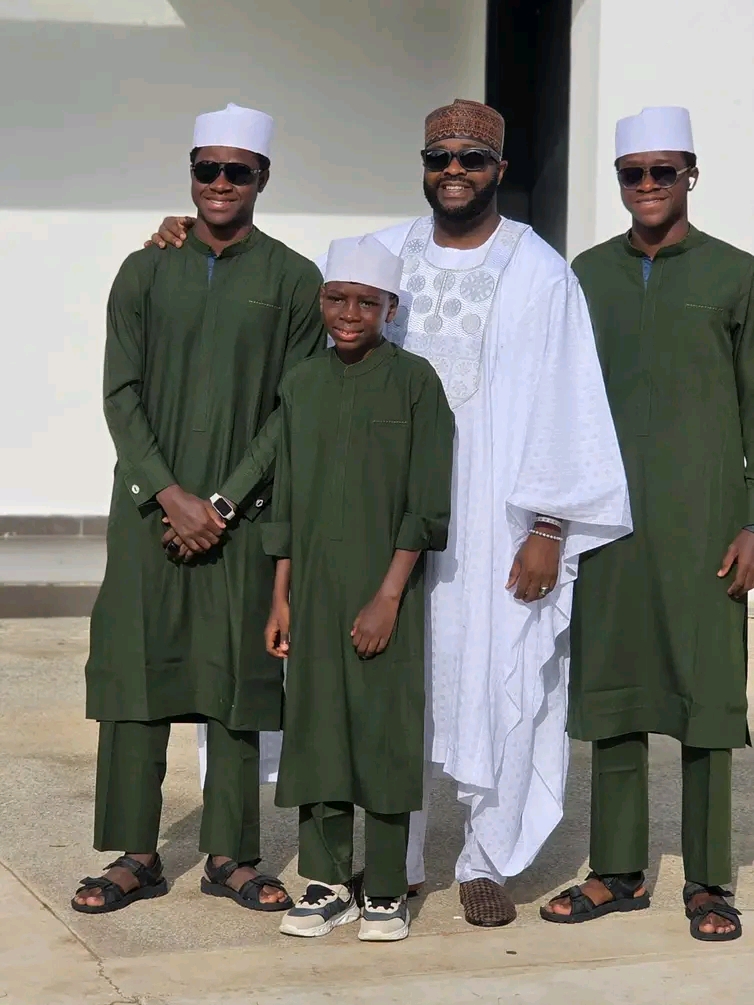 Femi Adebayo turns heads with stylish Eid fashion statement