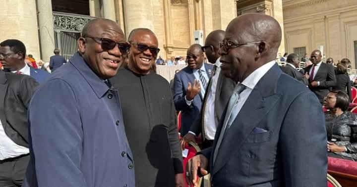 Fayemi reveals how he persuaded Peter Obi to greet Tinubu at the Vatican