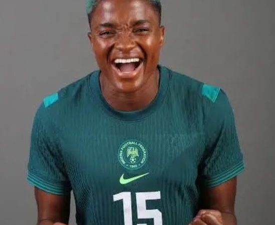 Super Falcons captain Ajibade travels to Budapest to support PSG in UEFA champions league final
