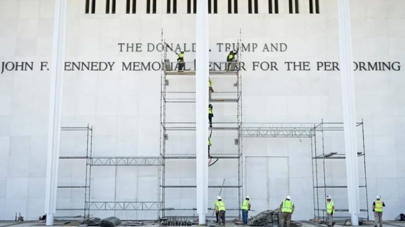 Court-ordered removal of Trump name from Kennedy Center completed