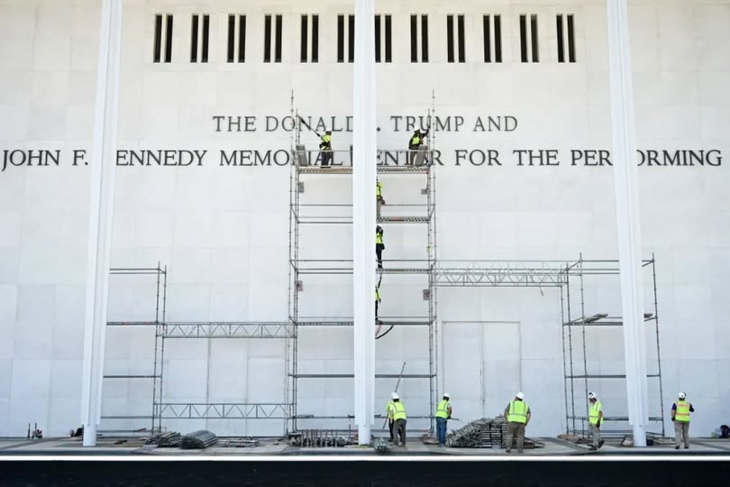 Court-ordered removal of Trump name from Kennedy Center completed