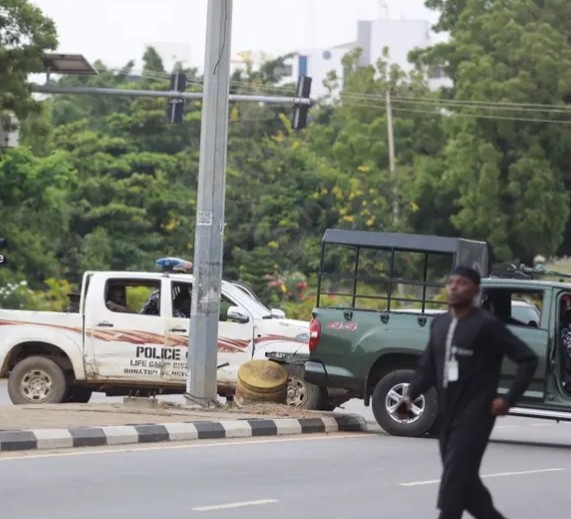 Security tightened around Aso Rock, Eagle Square ahead of Sowore led protest over abducted pupil