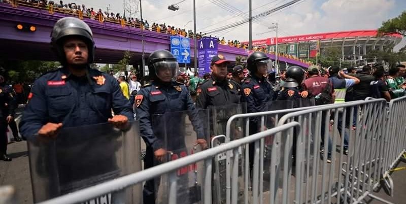 Scuffles erupt at Mexico City World Cup fan zone