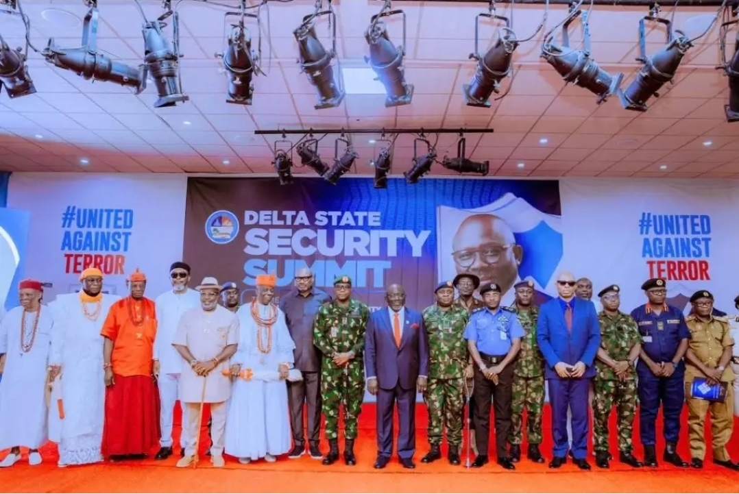 Oborevwori calls for collective action against crime at Delta Security Summit 2026