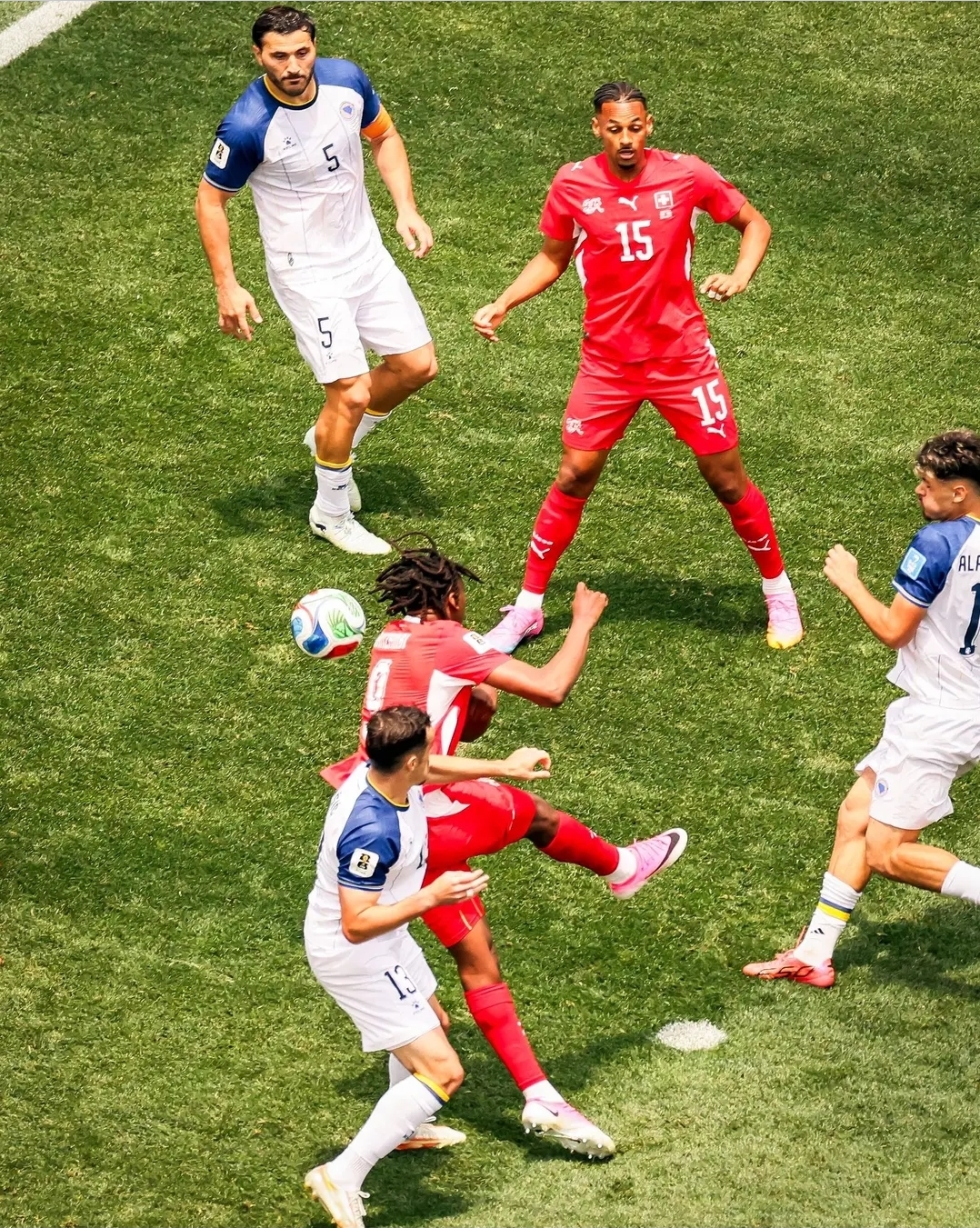 Switzerland thrash Bosnia-Herzegovina 4-1 to climb top of World Cup Group B