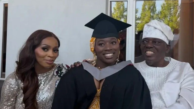 Billionaire Razaq Okoya celebrates daughter’s graduation from UK university