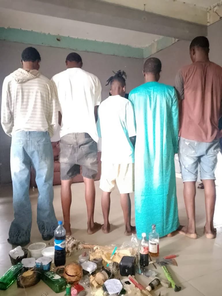 Police arrest five suspected cultists, recover weapons in Apapa crackdown