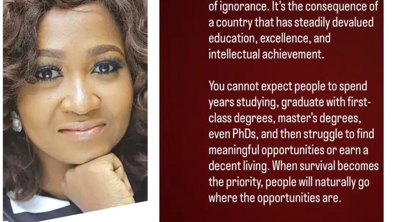 Mary Remmy Njoku blames decline in education for ‘Olodo Uprising’